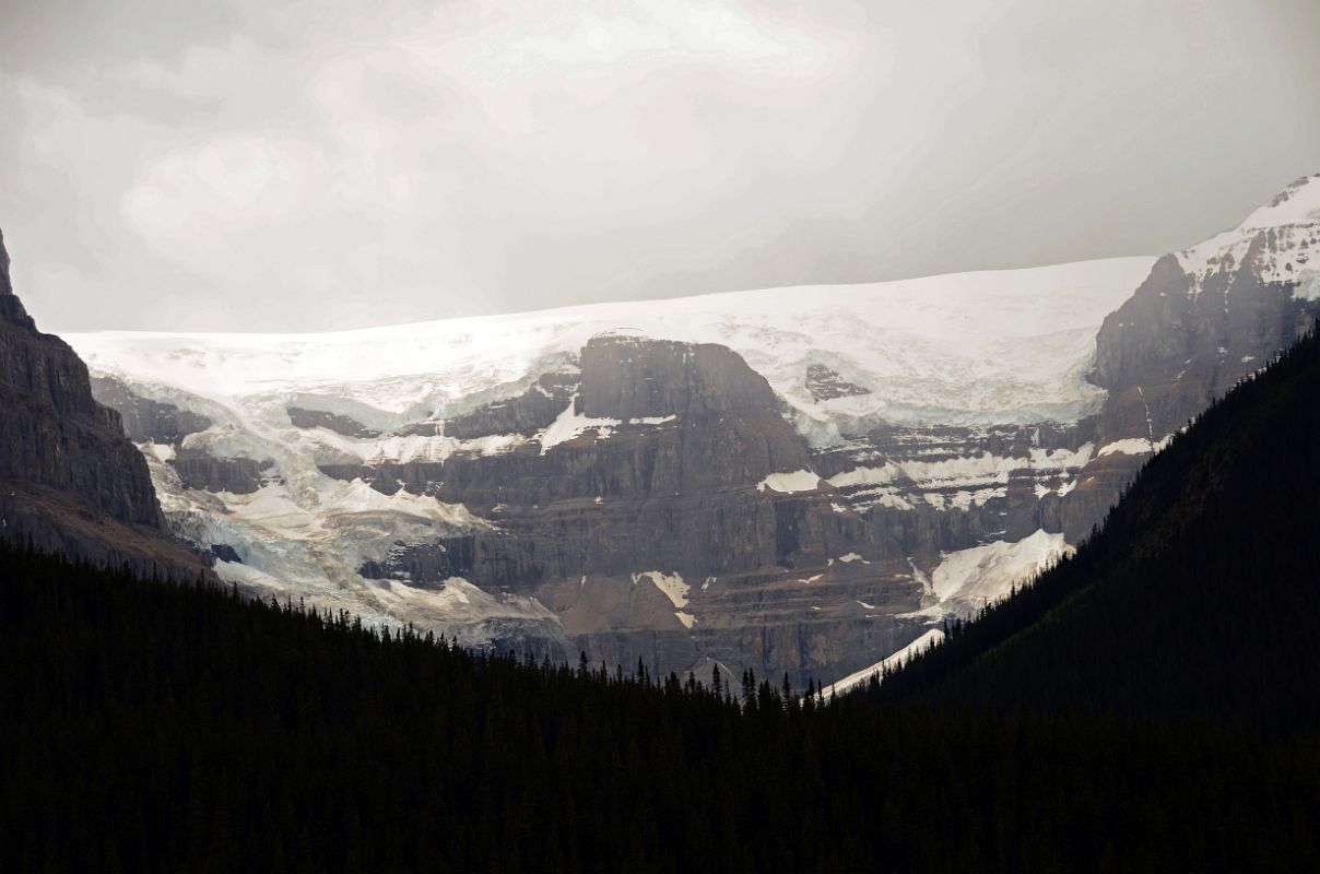 03 Stutfield Glacier From Just Beyond Columbia Icefield On Icefields Parkway